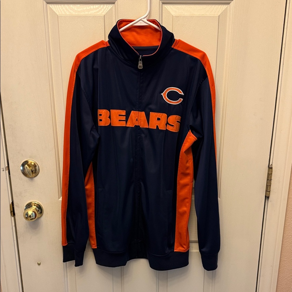 NFL Bears Jacket in Navy and Orange